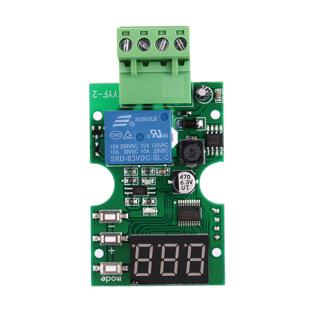 DC6 30V Voltage Test Module Voltage Meter Relay Output Control Delay Switch for Battery Charging Discharging