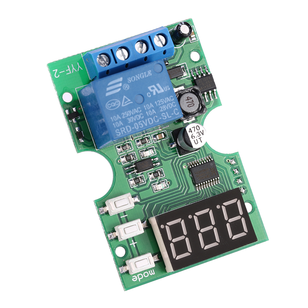 DC6 30V Voltage Test Module Voltage Meter Relay Output Control Delay Switch for Battery Charging Discharging