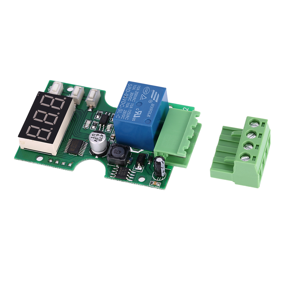 DC6 30V Voltage Test Module Voltage Meter Relay Output Control Delay Switch for Battery Charging Discharging