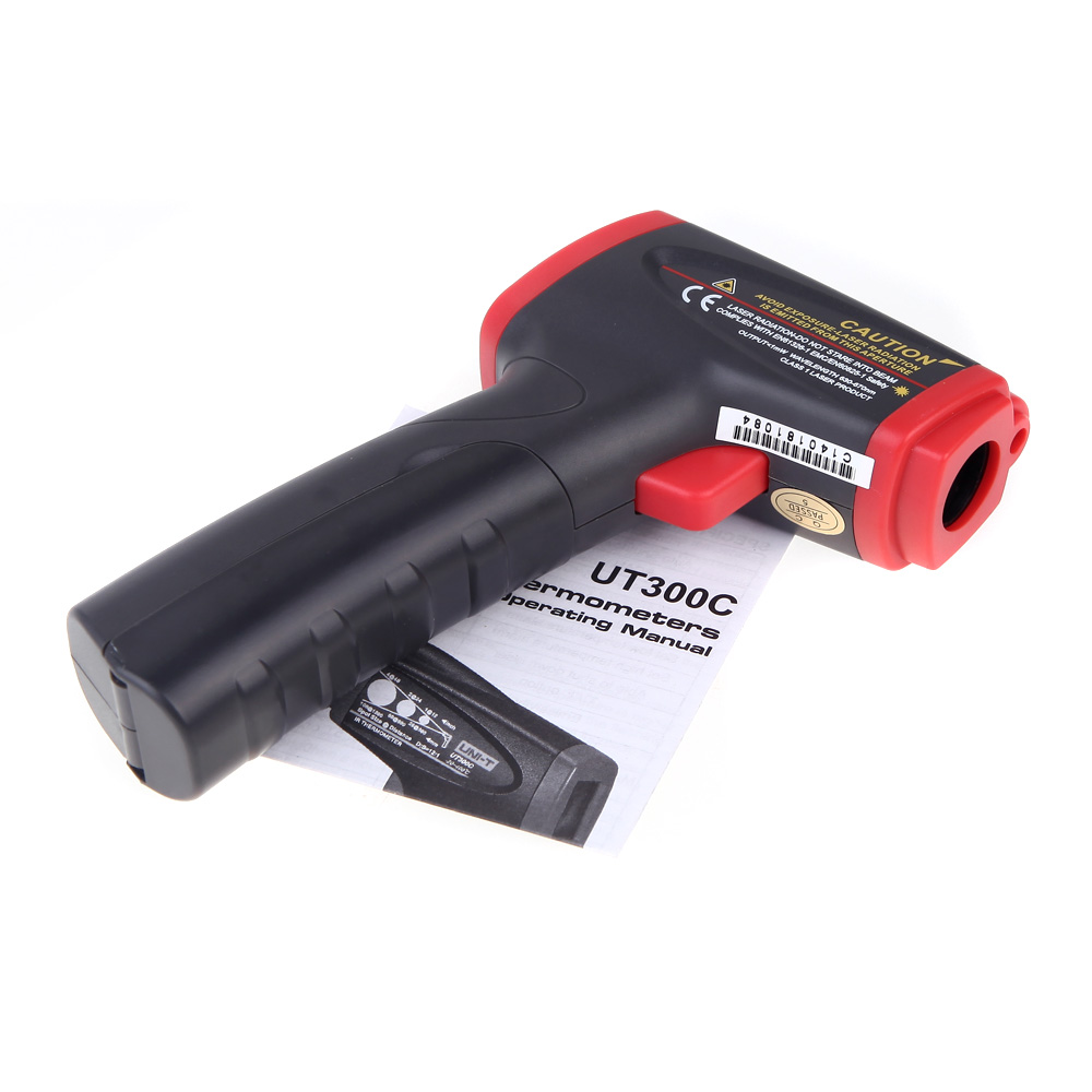 UNI T UT300C Digital Infrared Thermometers Portable Laser Temperature Gun No contact Temperature Diagnostic tool Range 18 ~ 400