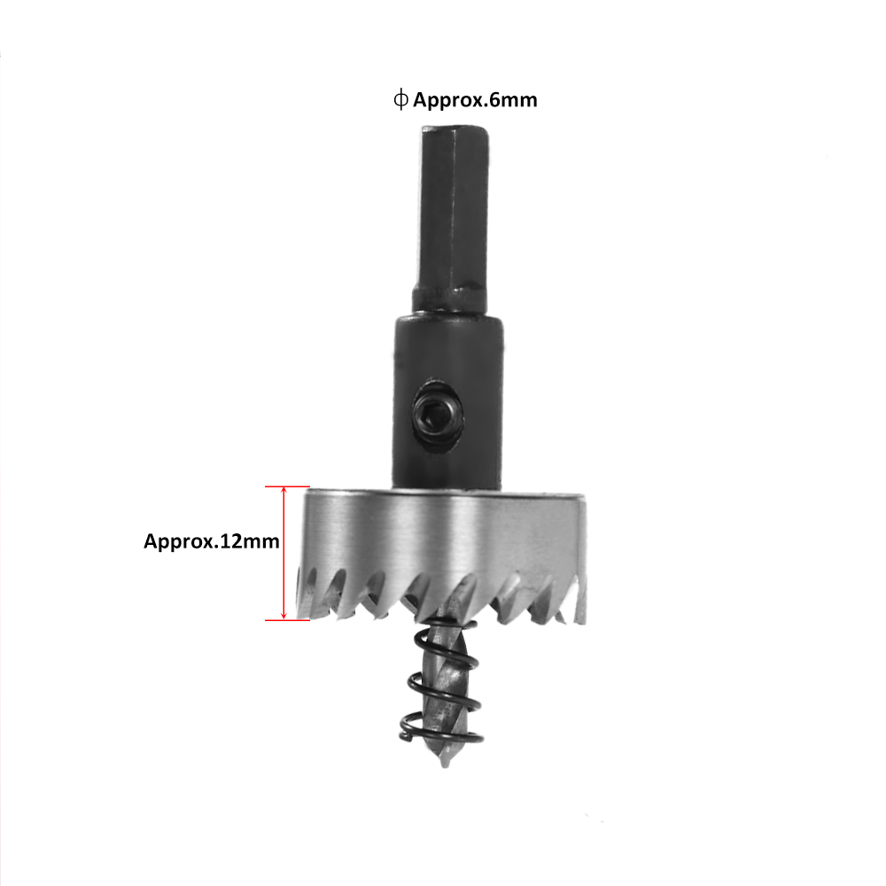 12pcs Hole Saw Tooth Kit Stainless Steel Drill Bit Set Cutter Tool M2 HSS Hole Saw Set Cutter Drill Bits Aluminum Alloy 14 35mm