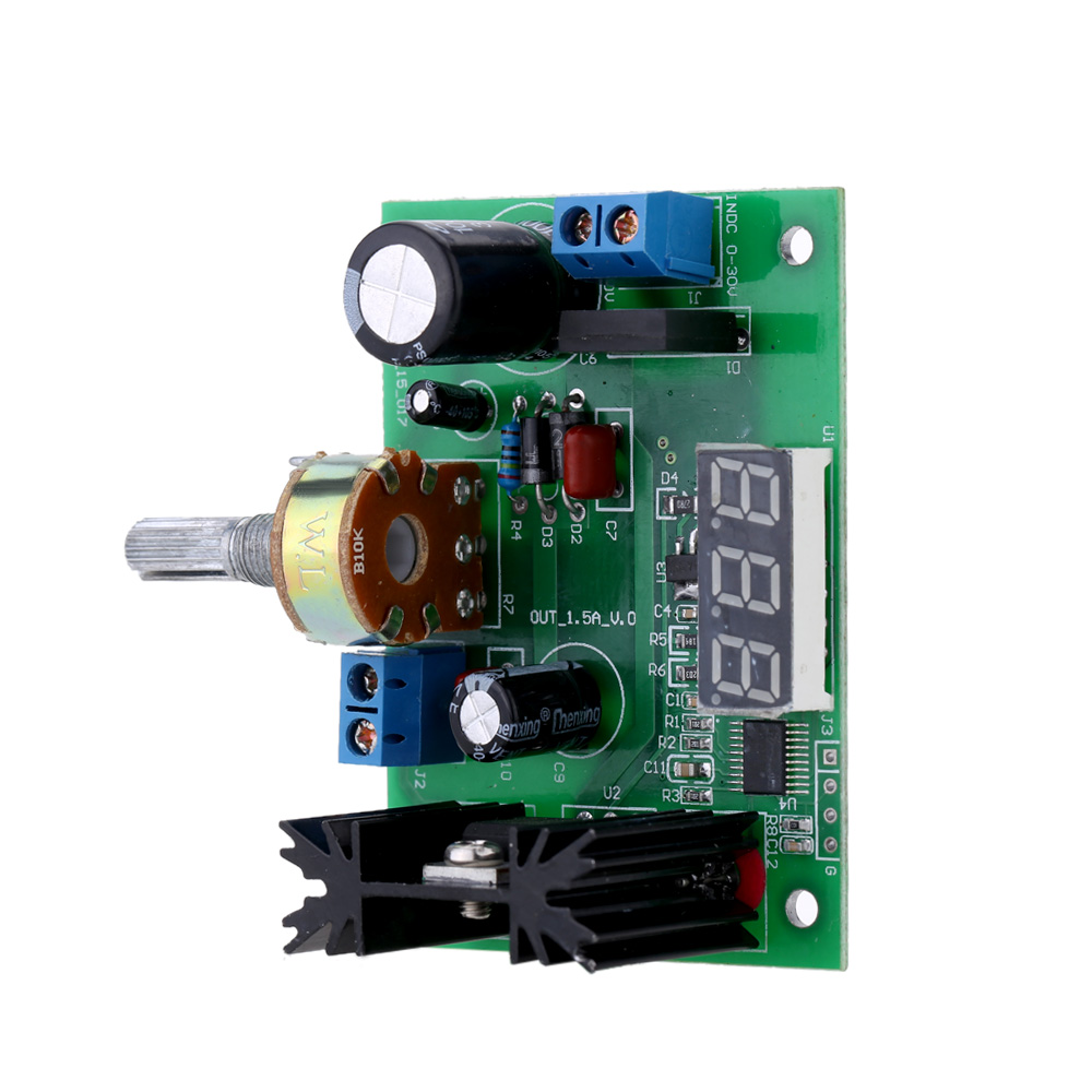LM317 AC DC Adjustable Voltage Regulator Step down Power Supply Module with LED Display