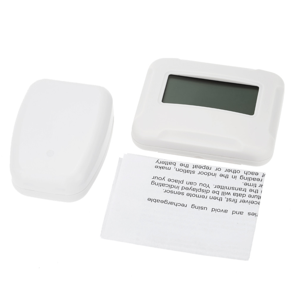 Digital Wireless Thermometer Indoor Outdoor weather station diagnostic tool LCD Display Can Put On A Desktop Or Hang On The Wall