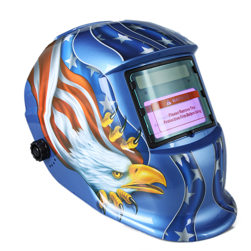 High Performance Welding Mask Solar Auto Darkening Welding Helmet cap Arc Tig Mig Grinding Eagle Welding amp Soldering Supplies