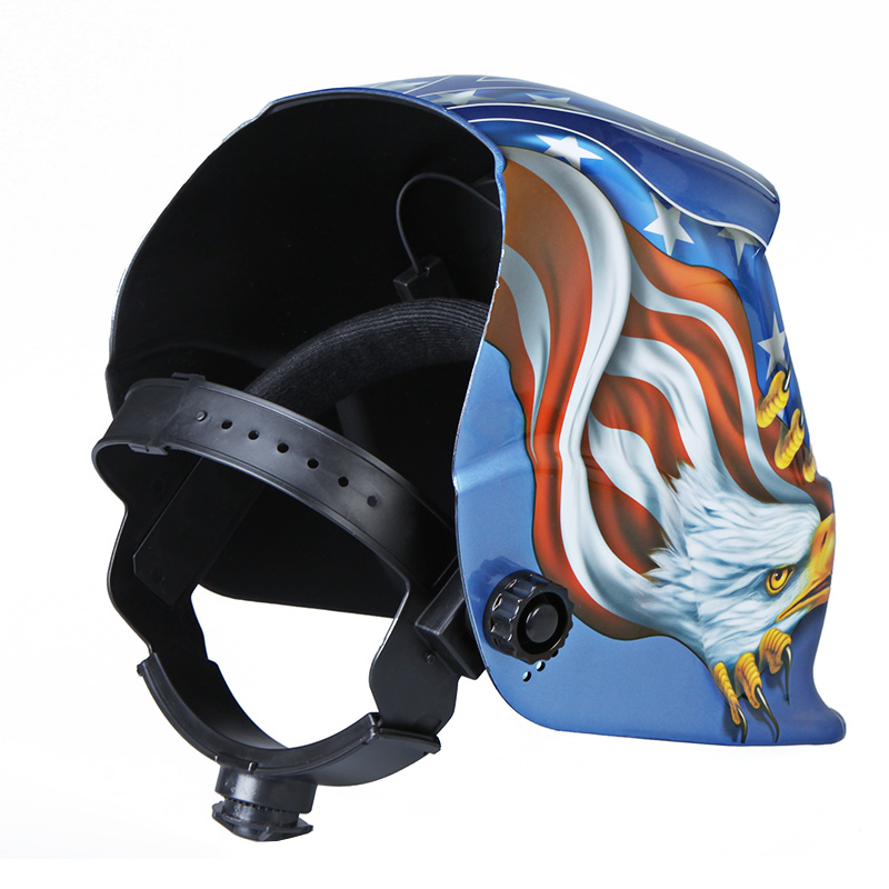 High Performance Welding Mask Solar Auto Darkening Welding Helmet cap Arc Tig Mig Grinding Eagle Welding amp Soldering Supplies