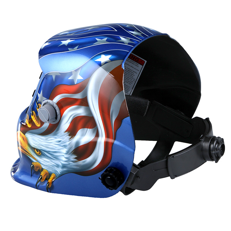 High Performance Welding Mask Solar Auto Darkening Welding Helmet cap Arc Tig Mig Grinding Eagle Welding amp Soldering Supplies