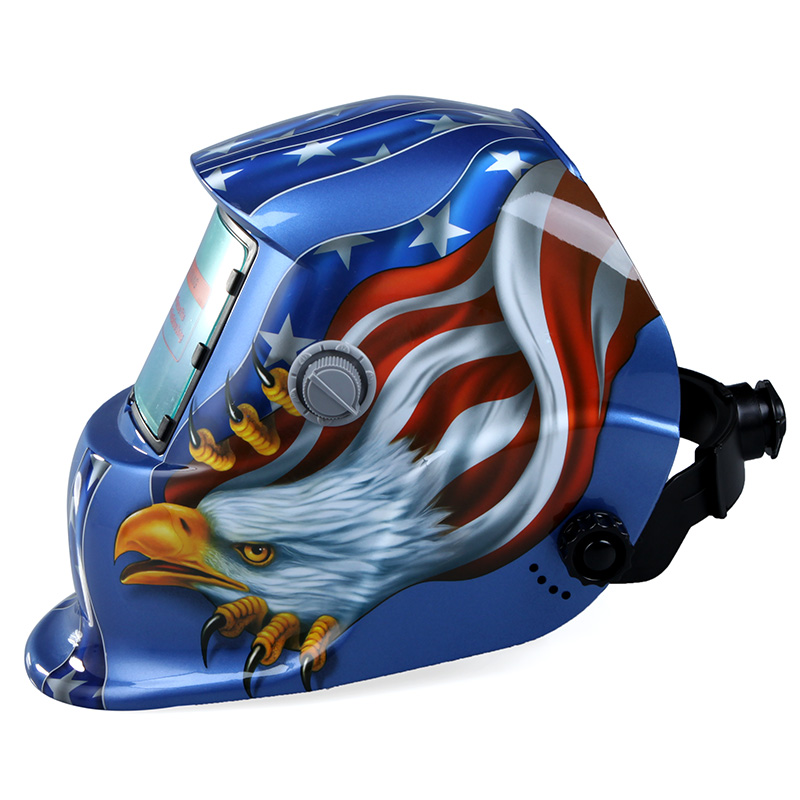 High Performance Welding Mask Solar Auto Darkening Welding Helmet cap Arc Tig Mig Grinding Eagle Welding amp Soldering Supplies