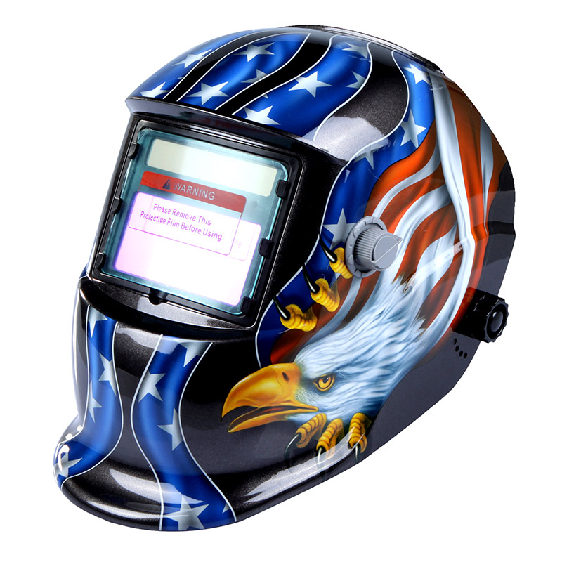 High Performance Welding Mask Solar Auto Darkening Welding Helmet cap Arc Tig Mig Grinding Eagle Welding amp Soldering Supplies