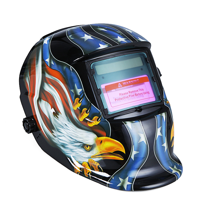 High Performance Welding Mask Solar Auto Darkening Welding Helmet cap Arc Tig Mig Grinding Eagle Welding amp Soldering Supplies