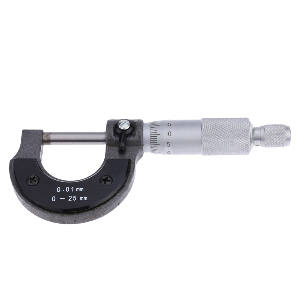 Micrometer Calipers 25mm 0.01 Micrometers Outer Diameter Spiral Micrometer Measuring instrument Tool mini micrometre micrometro
