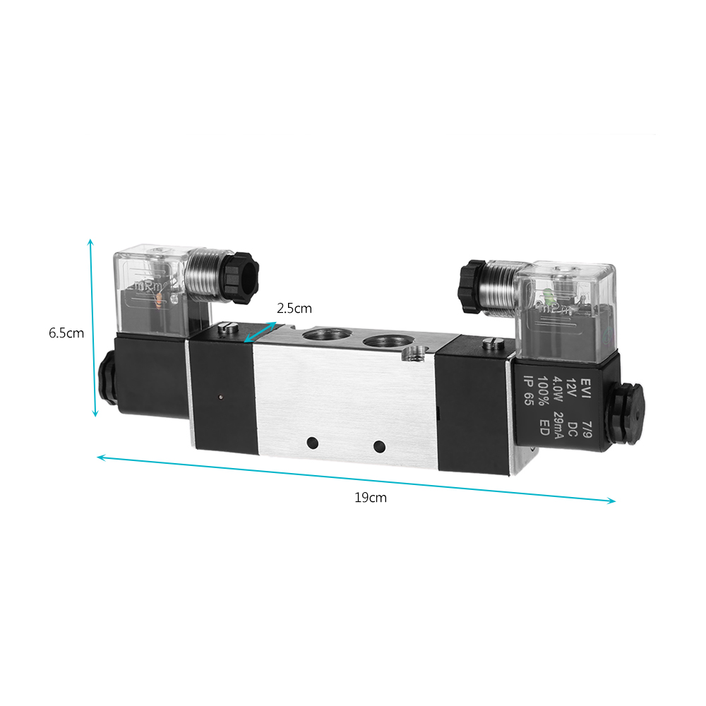 Pneumatic Airtac PT3 8 PT1 4 2 Position 5 Way Electromagnetic Air Solenoid Valves AirTAC Pneumatic Control Valve 12 24 110 220V