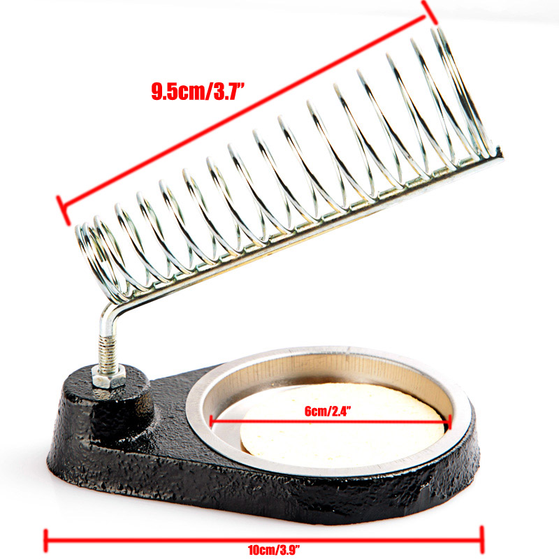 Detachable Soldering Iron Stand Holder Portable Hardware Tools with Cleaning Pad and Protecting Base Welding Soldering Supplies