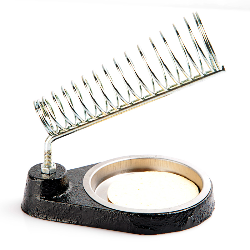 Detachable Soldering Iron Stand Holder Portable Hardware Tools with Cleaning Pad and Protecting Base Welding Soldering Supplies