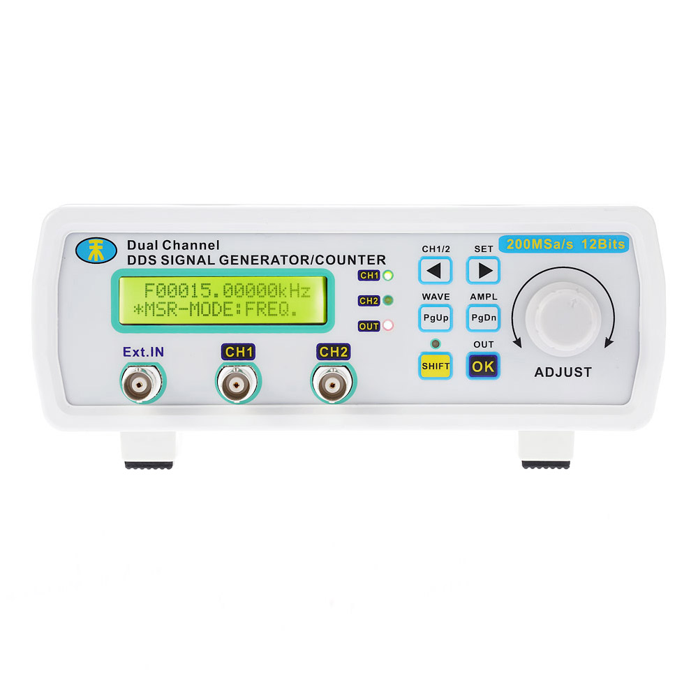 Quality Dual channel DDS Signal Generator Arbitrary Waveform Frequency generator 0 5MHz Power Signal Bandwidth 200MSa s 25MHz