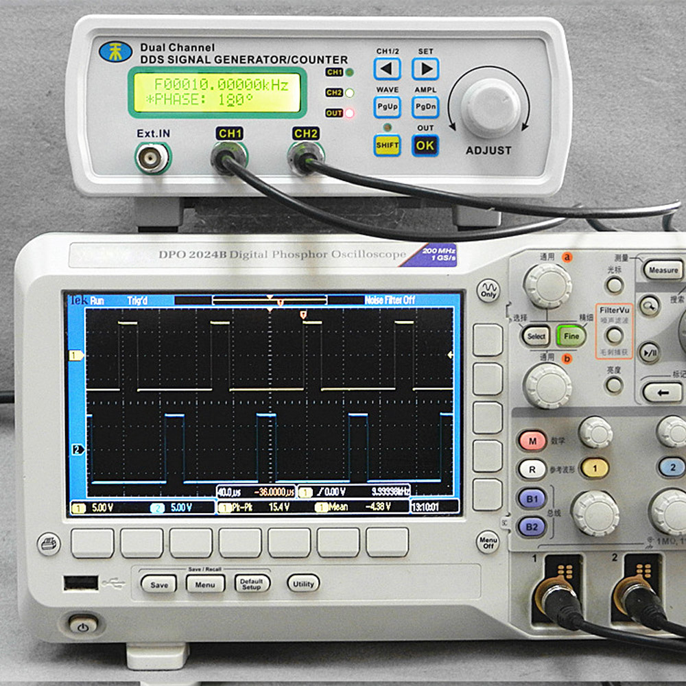 Quality Dual channel DDS Signal Generator Arbitrary Waveform Frequency generator 0 5MHz Power Signal Bandwidth 200MSa s 25MHz