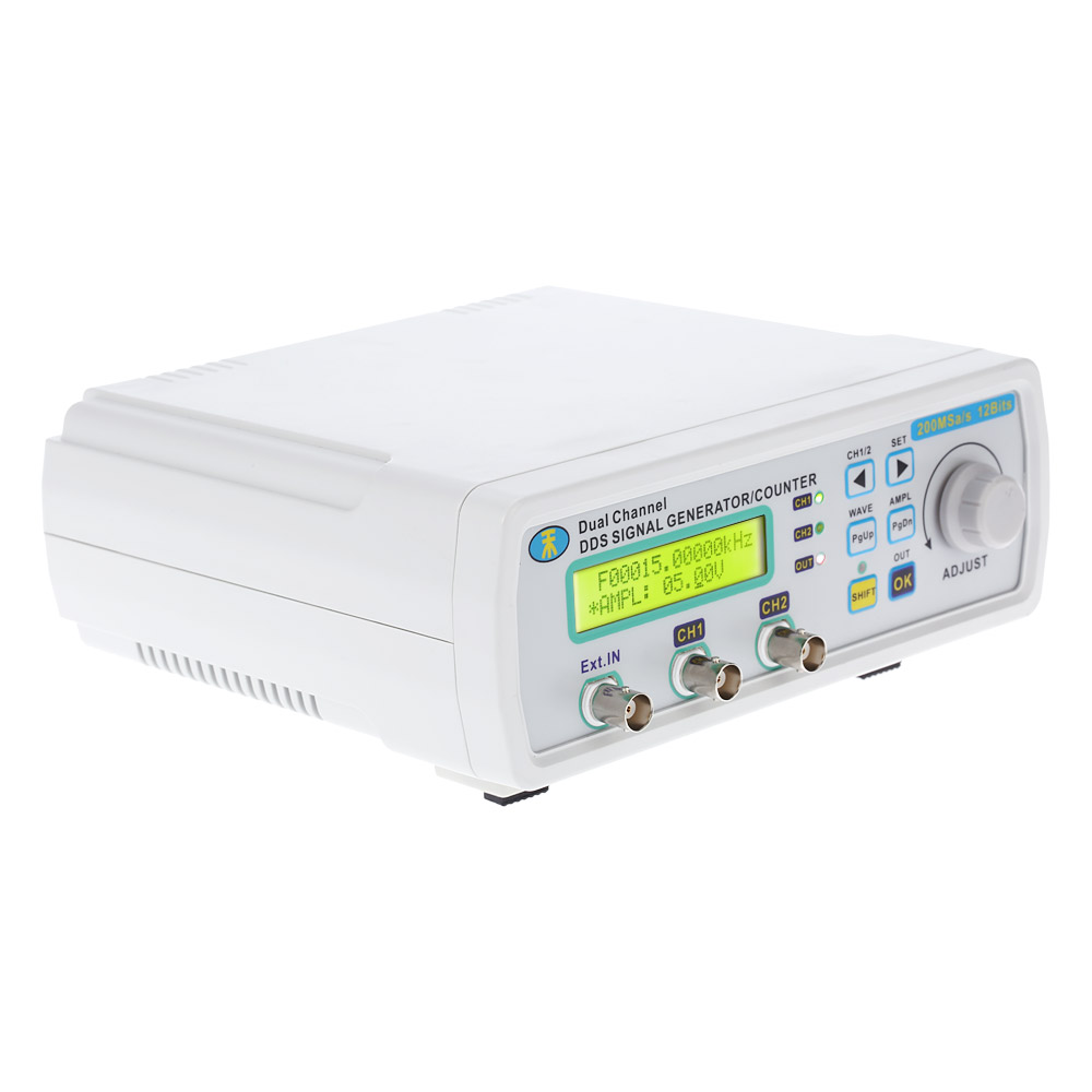 Quality Dual channel DDS Signal Generator Arbitrary Waveform Frequency generator 0 5MHz Power Signal Bandwidth 200MSa s 25MHz