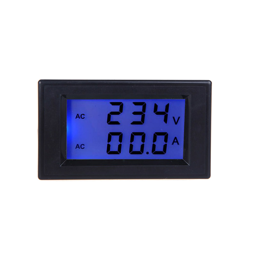 Mini Voltmeter Ammeter Digital LCD Voltage Meter Voltmeter Current Transformer AC80 300V Dual Display Electric Diagnostic tool