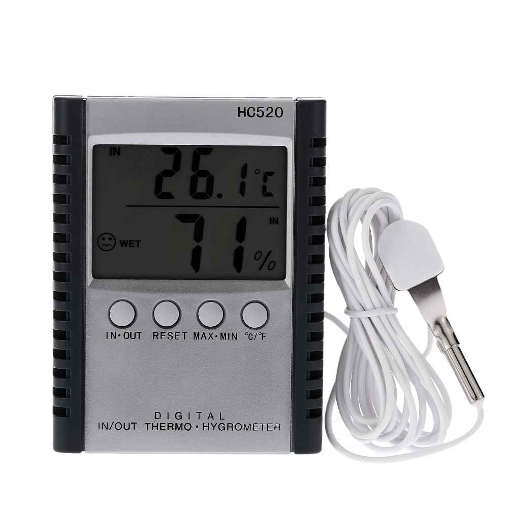 LCD Digital Indoor Outdoor Thermometer Hygrometer Temperature Humidity tester digital termometro weather station diagnostic tool