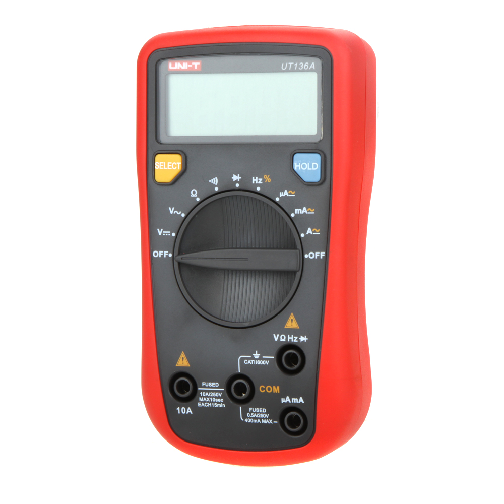 UNI T Mini Dgital Multimeter Auto Range Data Hold DMM ultimeter Tester Voltage Current Tongs Frequency Duty Cycle Test Tool