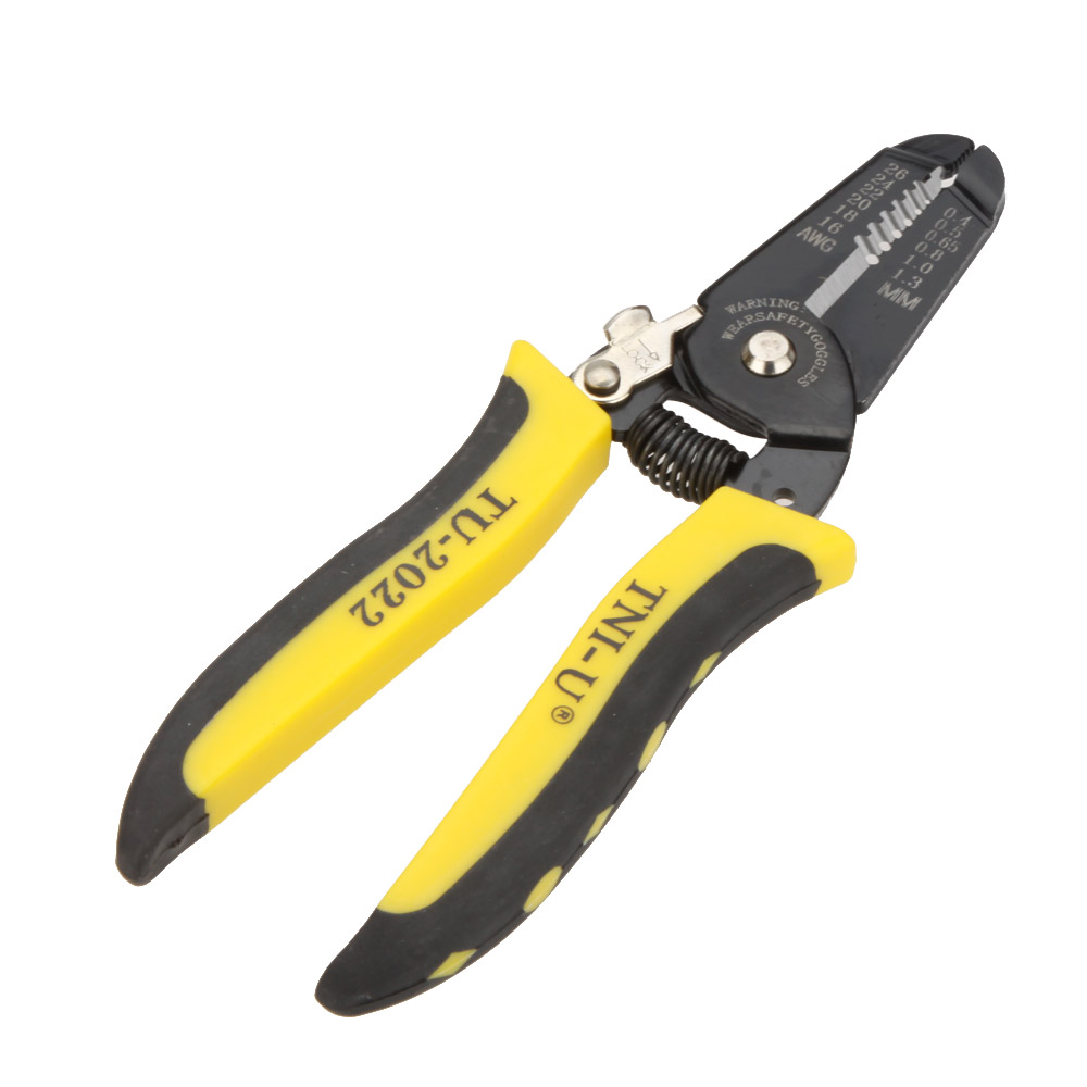 Precise Wire Stripper Cutter Tool Quality Clamp Steel Wire Cable Cutter Pliera Electrician Repair Tool Stripping 26 16AWG