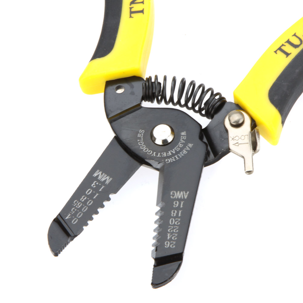 Precise Wire Stripper Cutter Tool Quality Clamp Steel Wire Cable Cutter Pliera Electrician Repair Tool Stripping 26 16AWG