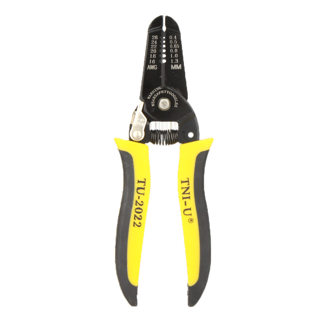 Precise Wire Stripper Cutter Tool Quality Clamp Steel Wire Cable Cutter Pliera Electrician Repair Tool Stripping 26 16AWG