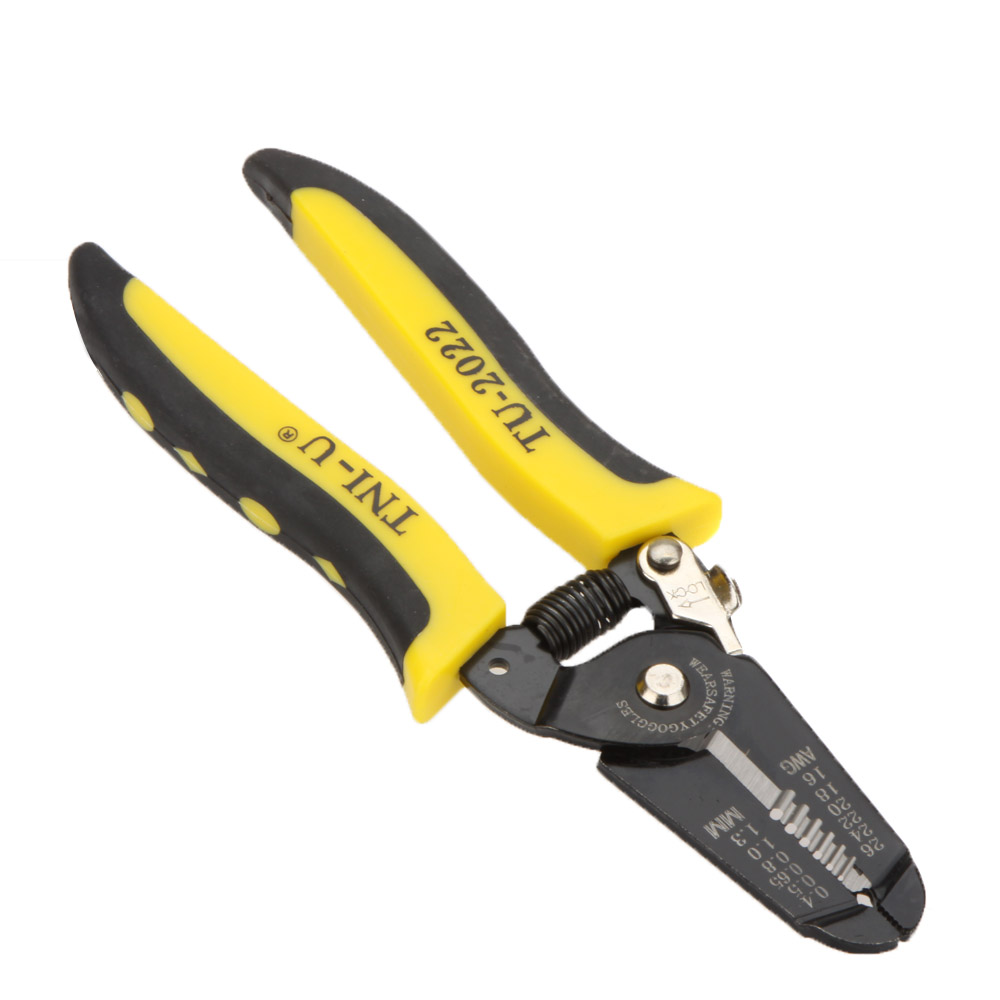 Precise Wire Stripper Cutter Tool Quality Clamp Steel Wire Cable Cutter Pliera Electrician Repair Tool Stripping 26 16AWG