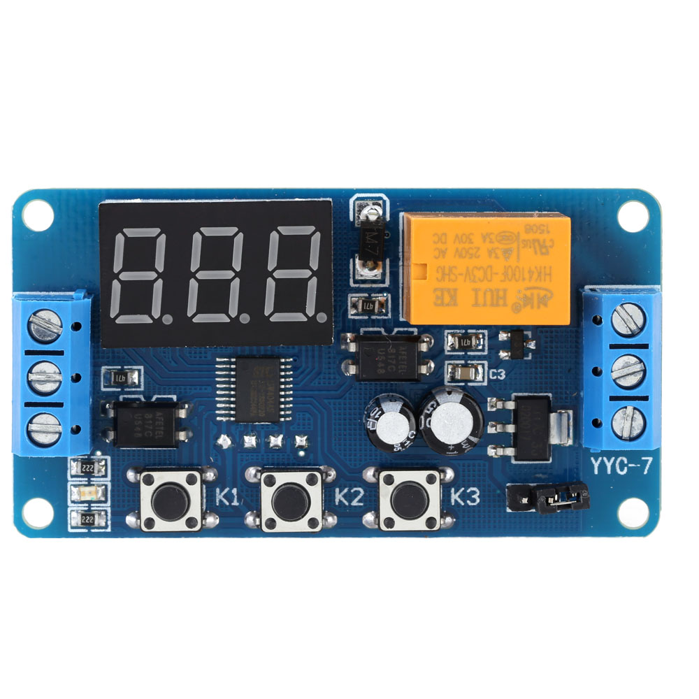 LED Display Timer Module Automation Digital Delay Timer Control Relay Switch Module rele 3V 3.7V 4.5V 5V 6V