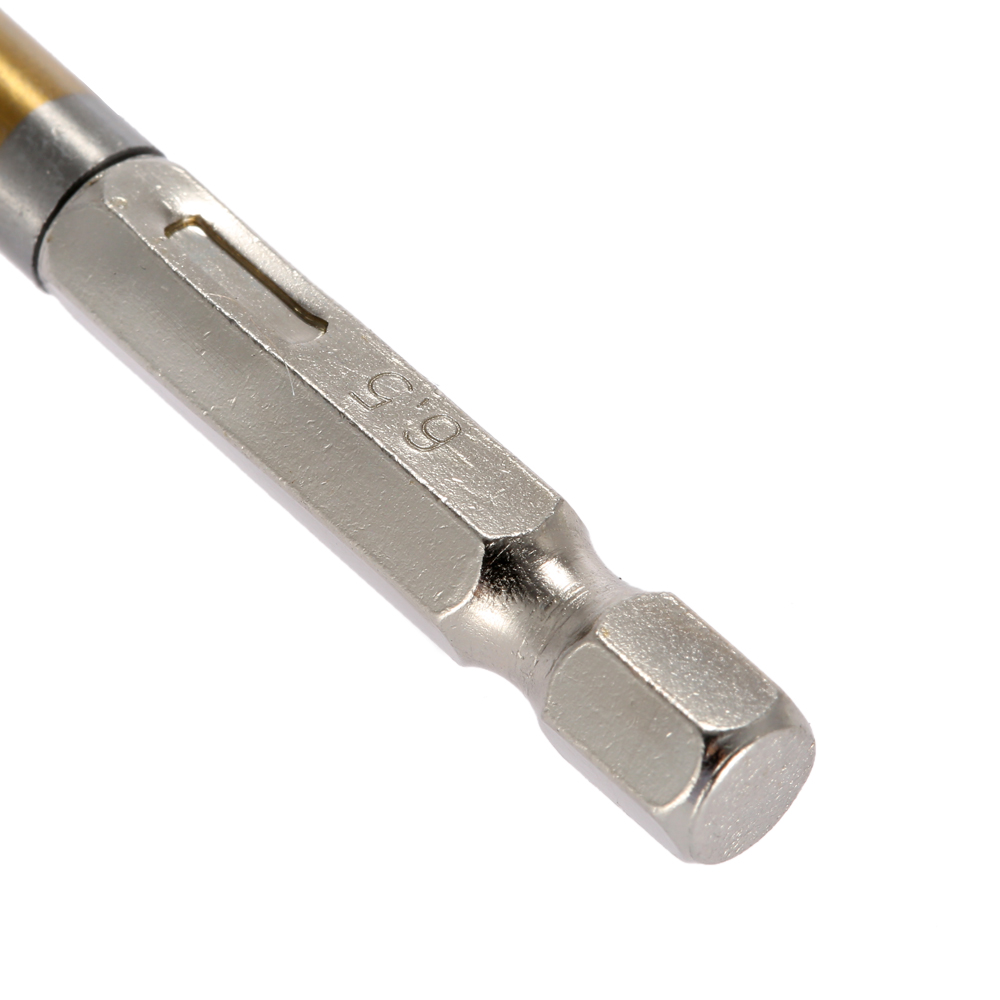 13pcs 1.5 6.5mm twist Drill Bits High Speed Steel 1 4 Hex Shank Drill Bit Set Titanium Coated Woodworking Tools Drilling dremel