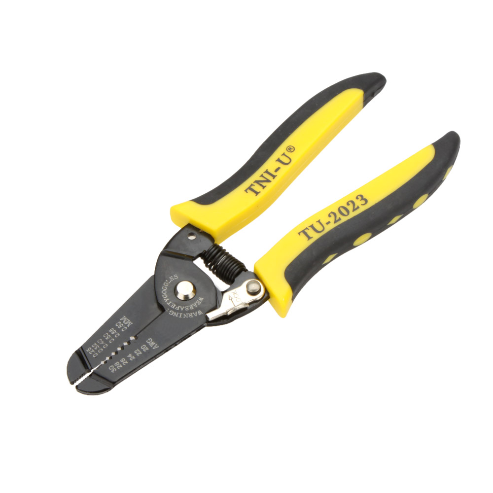 TU 2023 Mini Striping Pliers Precise Wire Stripper Cutter Tool Clamp Steel Wire Cable Cutter Plier Tool Stripping 30 20AWG