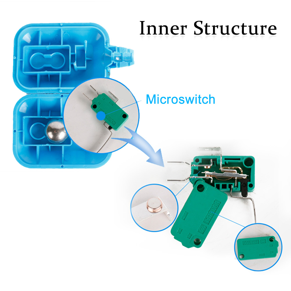 2m float switch Automatic Liquid water level Controller High Temperature Resistant float switch Sensor for Water Tank Tower