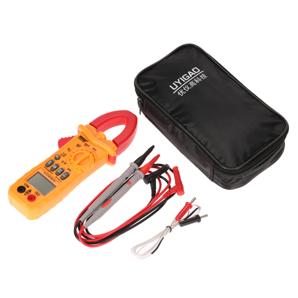 AC DC Digital Clamp Meter Electronic Multimeter Voltage Tester Current Tongs Resistance Temperature Frequency Diagnostic tool