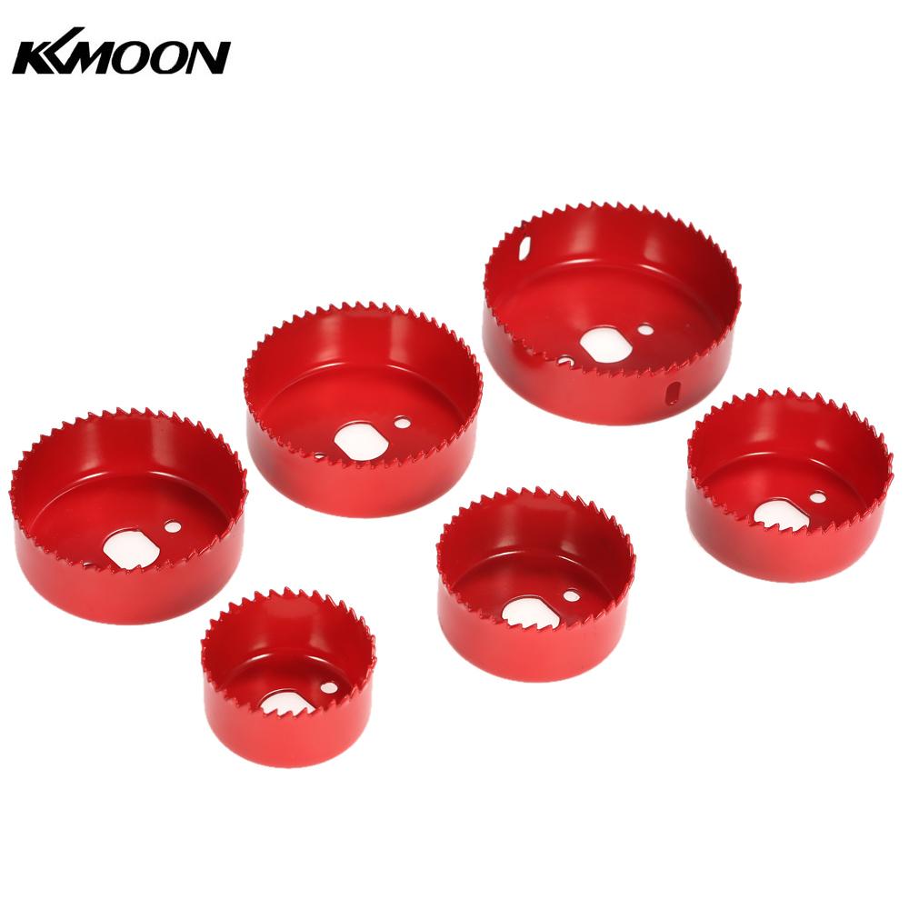9pcs Hole Saw Cutting Set Kit Drilling Tool Wood Metal Cutter Hole Saw Set Cutter Drill Bits Core Drill Bits Woodworking 51 89mm