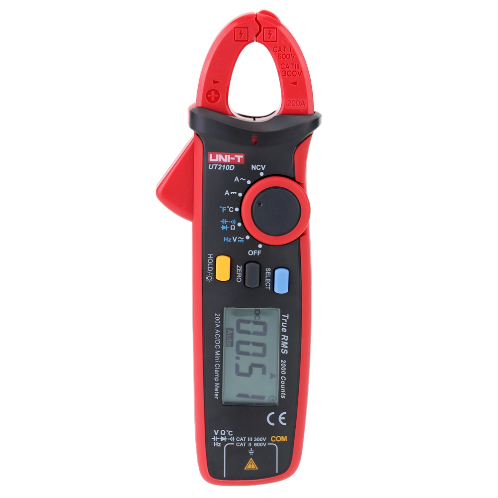 UNI T Digital Clamp Meter AC DC Current tongs Voltage Resistance Capacitance diagnostic tool Multimeter Temperature Measurement