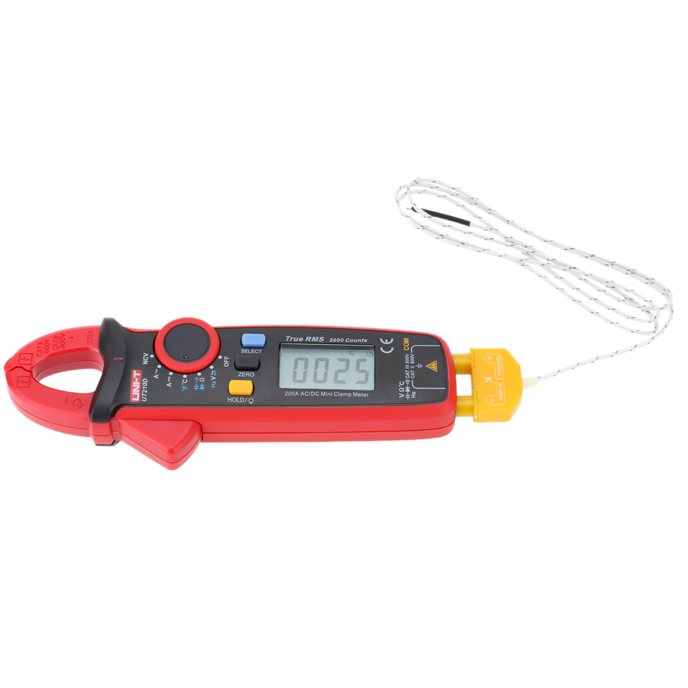 UNI T Digital Clamp Meter AC DC Current tongs Voltage Resistance Capacitance diagnostic tool Multimeter Temperature Measurement