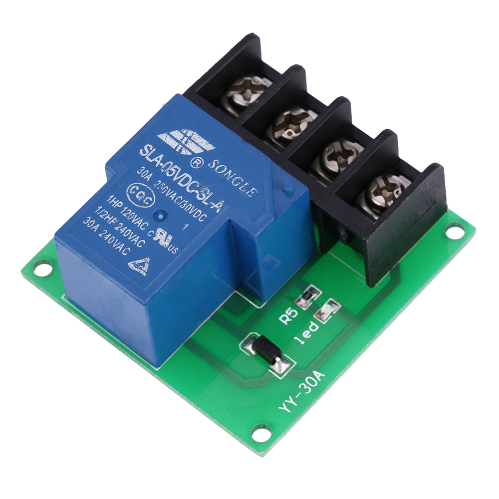 1 Channel 30A high performance Relay Module Optocoupler Isolation Relay Switch Control Board DC 24V 12V 5V (Optional)