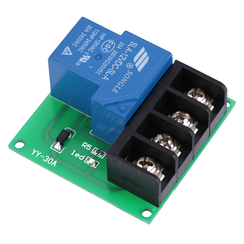 1 Channel 30A high performance Relay Module Optocoupler Isolation Relay Switch Control Board DC 24V 12V 5V (Optional)