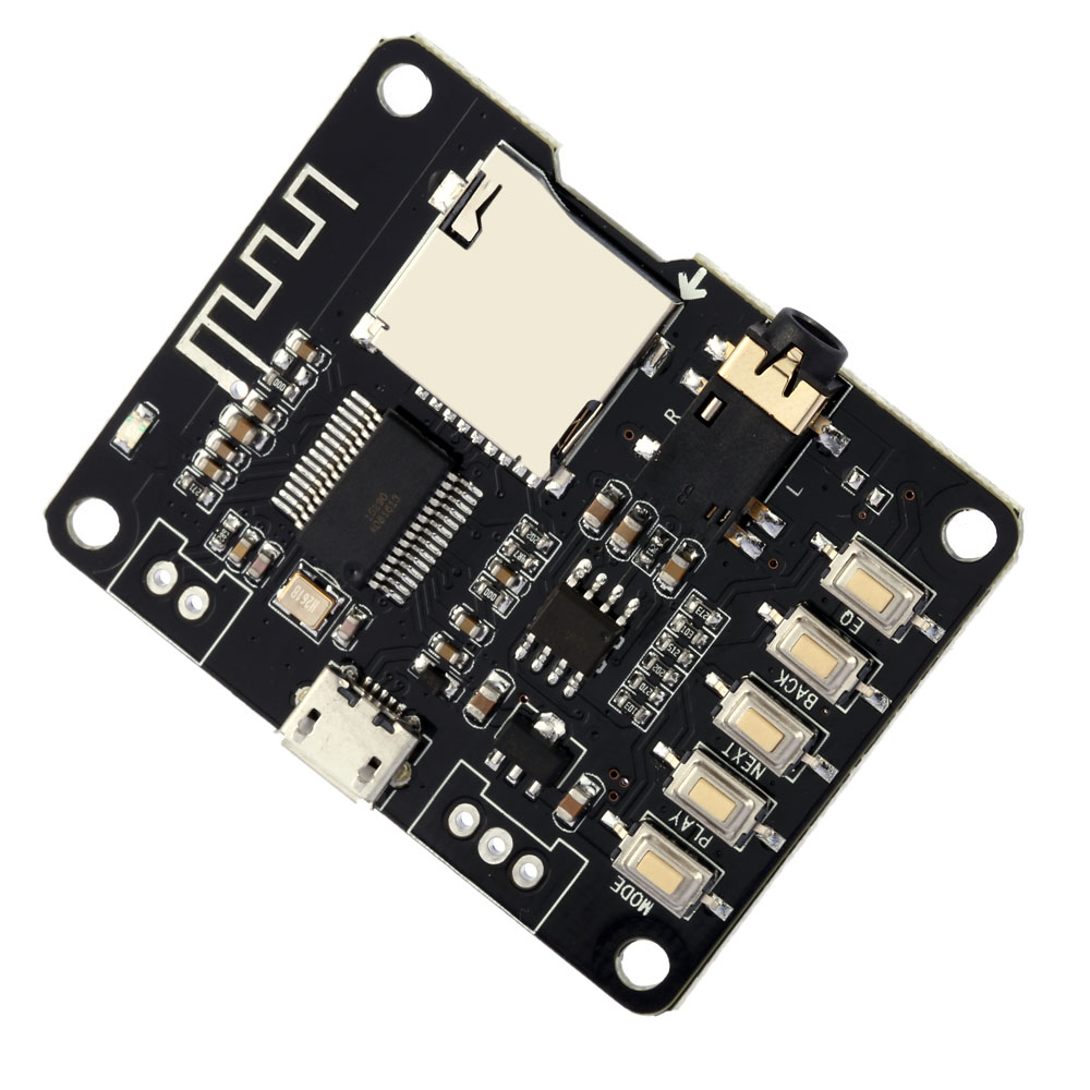 USB DC 5V Bluetooth 2.1 Audio Receiver Board Wireless Stereo Music Module with TF Card Slot