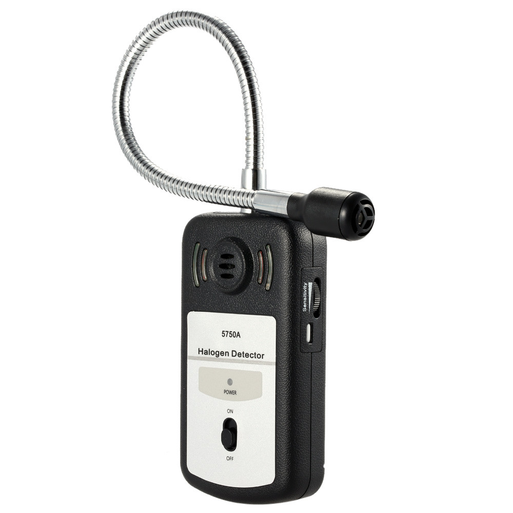 Mini Halogen Gas Leakage Analyser Detector Accurate Gas Detector Sensitive Chlorine and Fluorine Tester with Sound light Alarm
