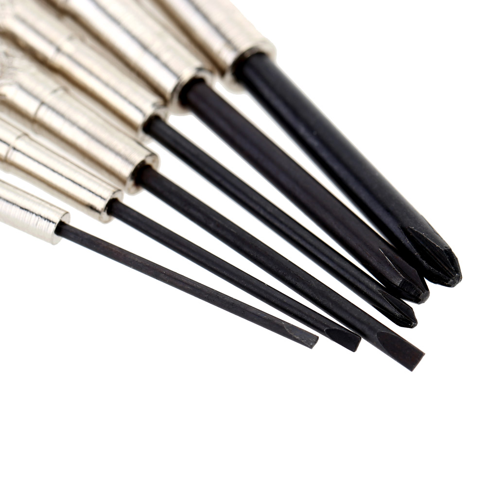 PE S TNI U Portable 6 pcs Precision Screwdriver Set Mini Model Group Cross Straight Screwdriver Multi Hand Repair Tools
