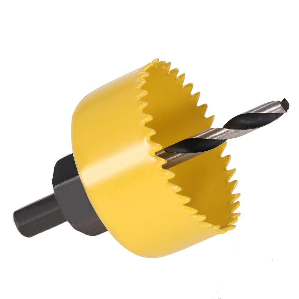 3pcsHole Saw Cutting Set Kit Drilling Tool Wood Metal Cutter Lock Installation Hole Saw Kits Carpenter Drilling Tools Set 54mm