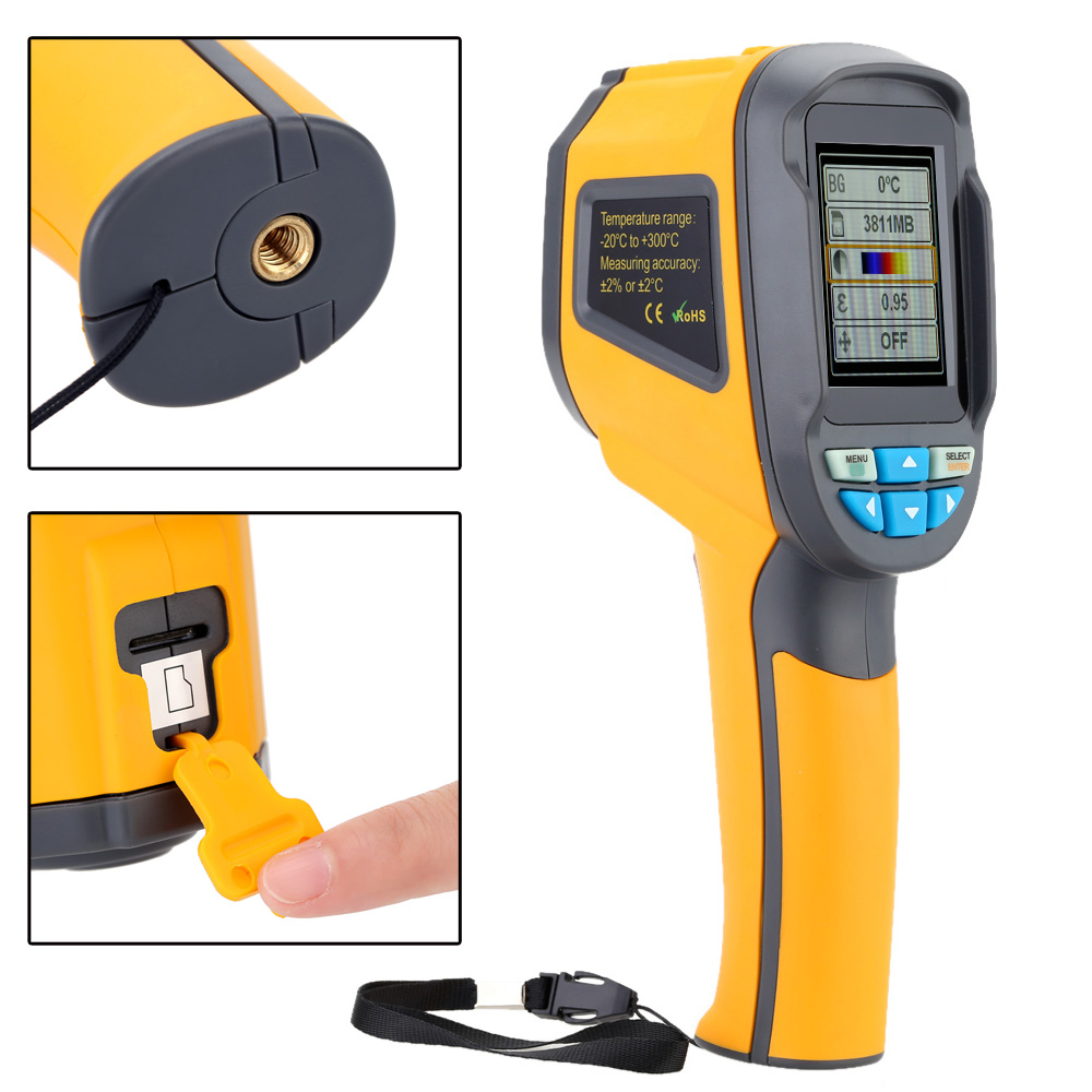 Professional Handheld Thermometer Thermal Imaging Camera Portable Infrared Thermometer IR Thermal Imager Infrared Imaging Device