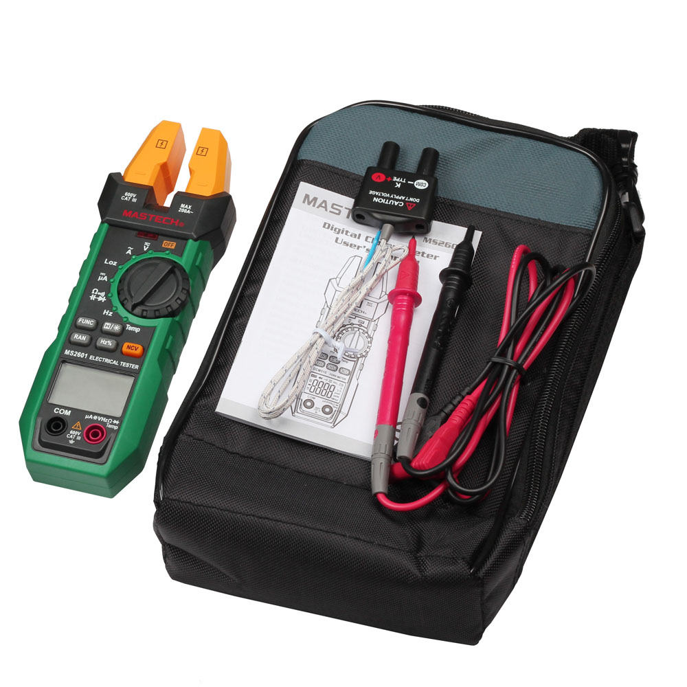 Digital Multimeter Clamp Meter DC AC Voltage Current Detector Resistance Capacitance Tester Diode Frequency Temperature Measurer
