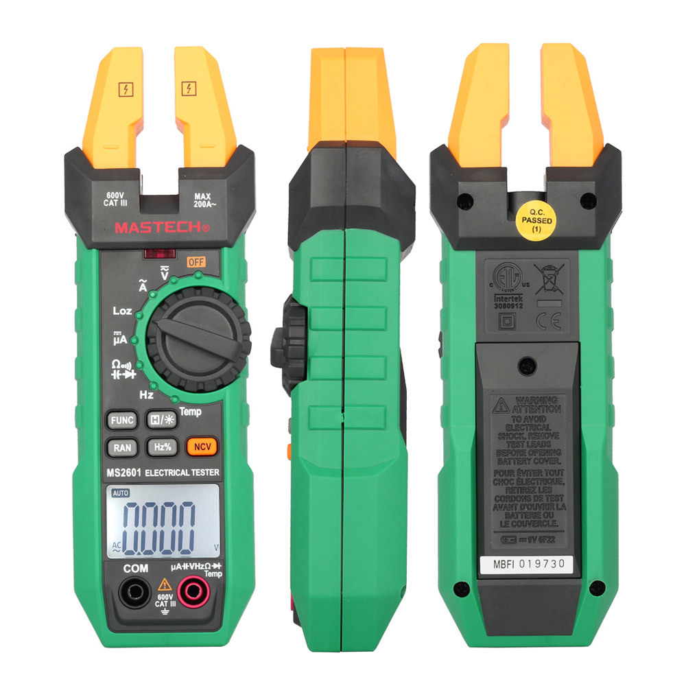 Digital Multimeter Clamp Meter DC AC Voltage Current Detector Resistance Capacitance Tester Diode Frequency Temperature Measurer