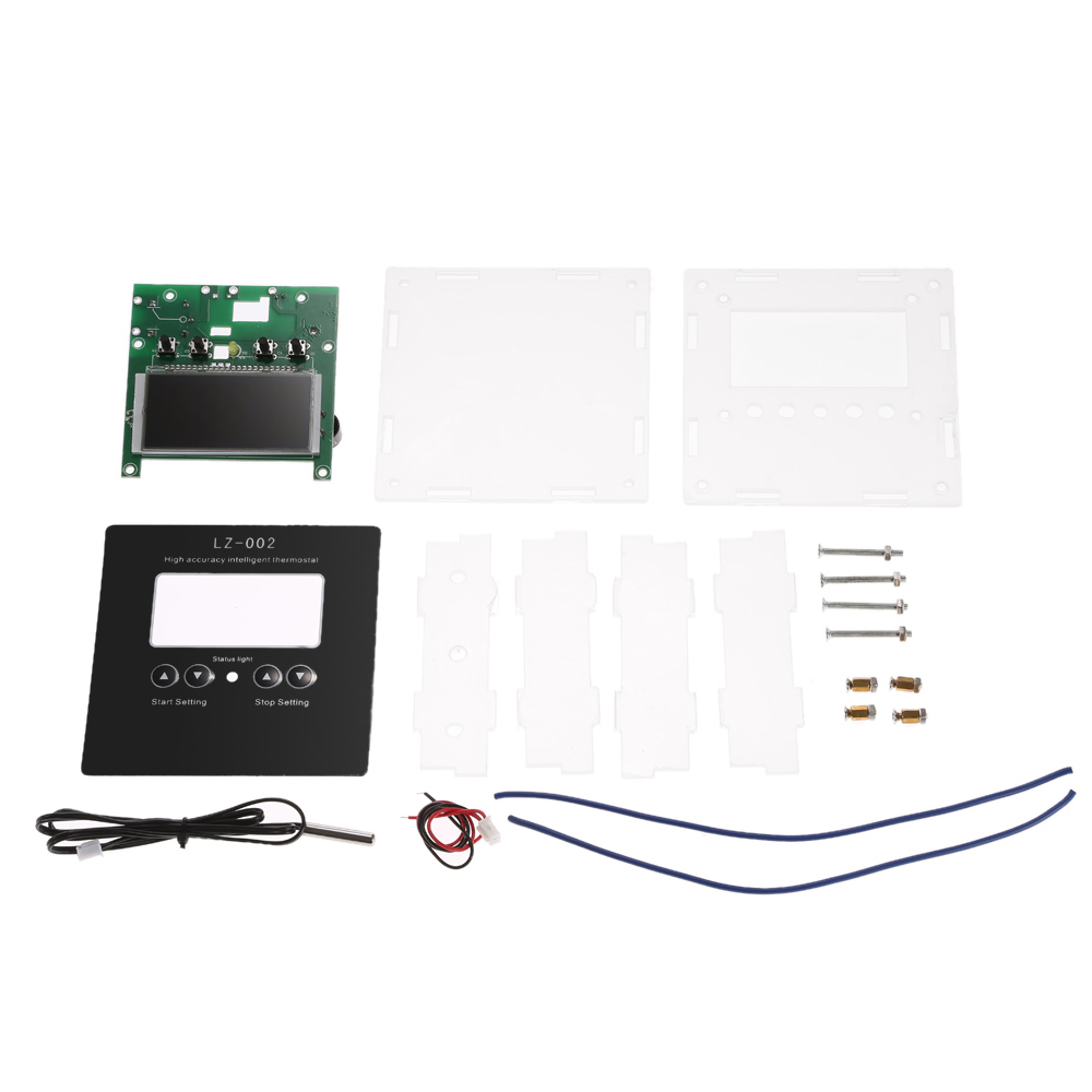 Digital Thermostat Digital Temperature Controller DC12V High accuracy Intelligent DIY Kit 50C~110C Heating Cooling Control