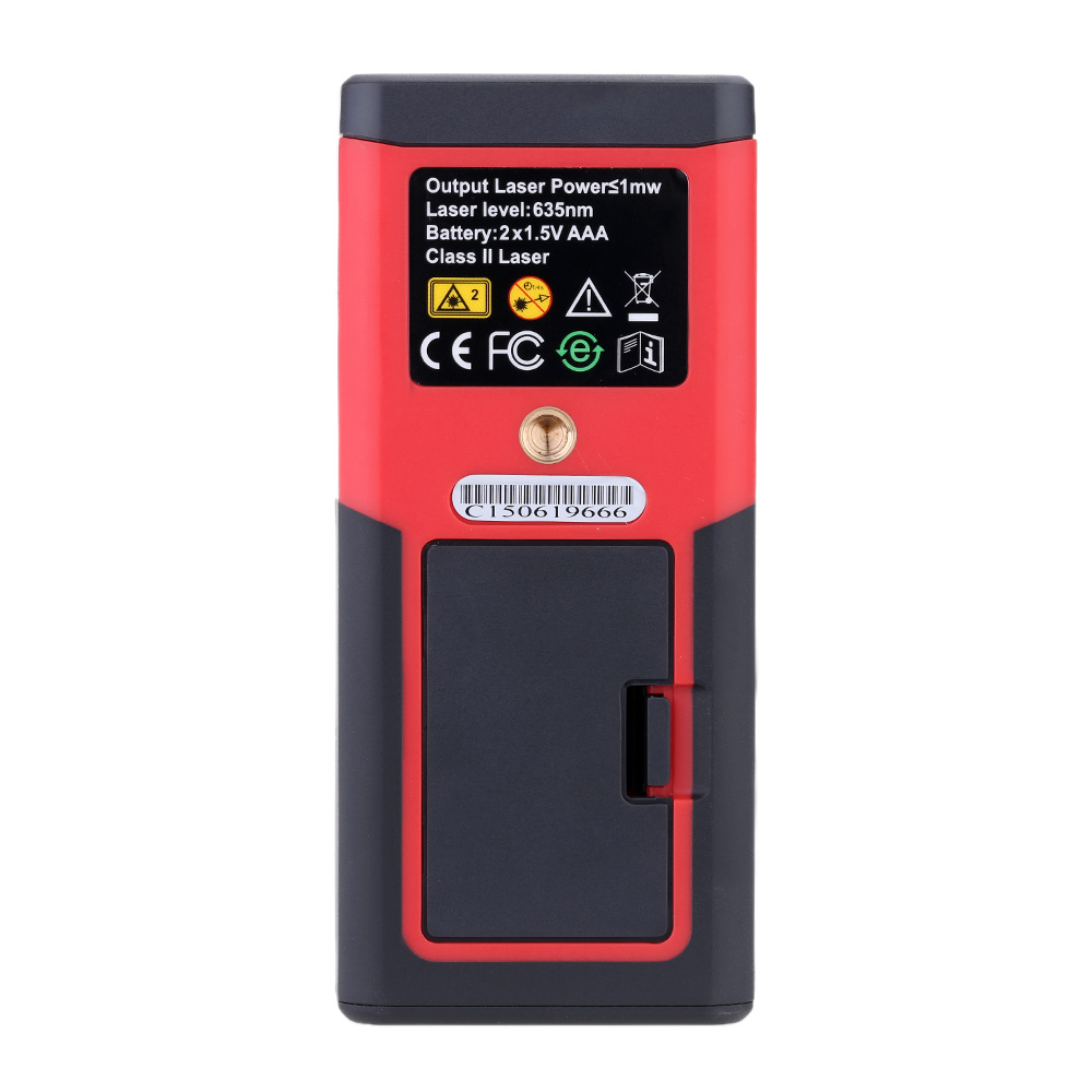 UNI T Handheld 80m Practical Laser Rangefinder Digital Laser Distance Meter Range Finder Measure Self calibration Level Bubble