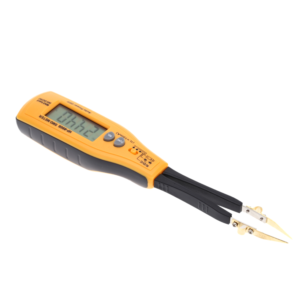 Smart SMD Tester with Relative Mode Handheld Tweezers Resistor Capacitor Diode detector Continuity Intelligent Testing Clips