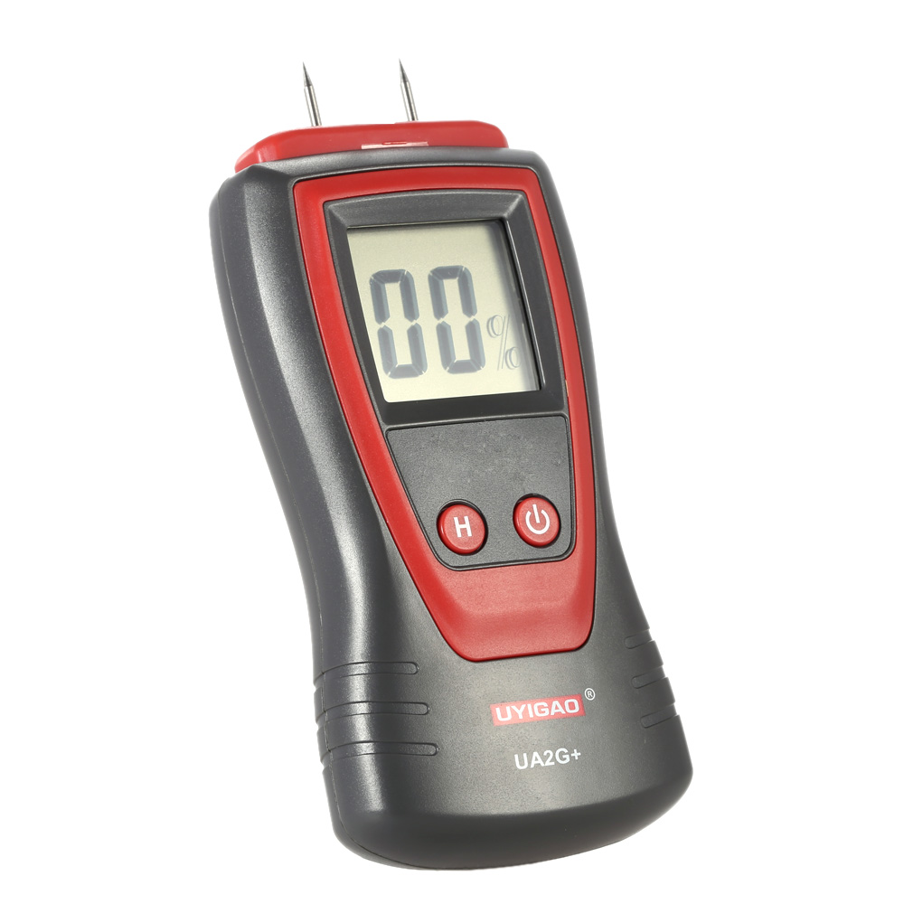 Professional Handheld Digital Wood Moisture Meter Mini LCD Wood Lumber Moisture Tester Humidity Meter Detector with 2 Pin Probe