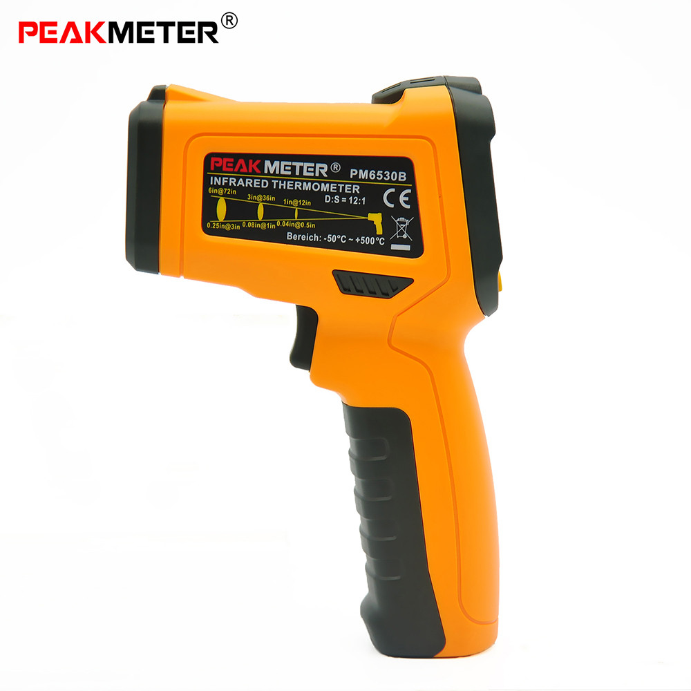 Infrared IR Thermometer Digital pyrometer IFine Temperature Tester thermometre infrarouge termometro digital Alarm Emissivity