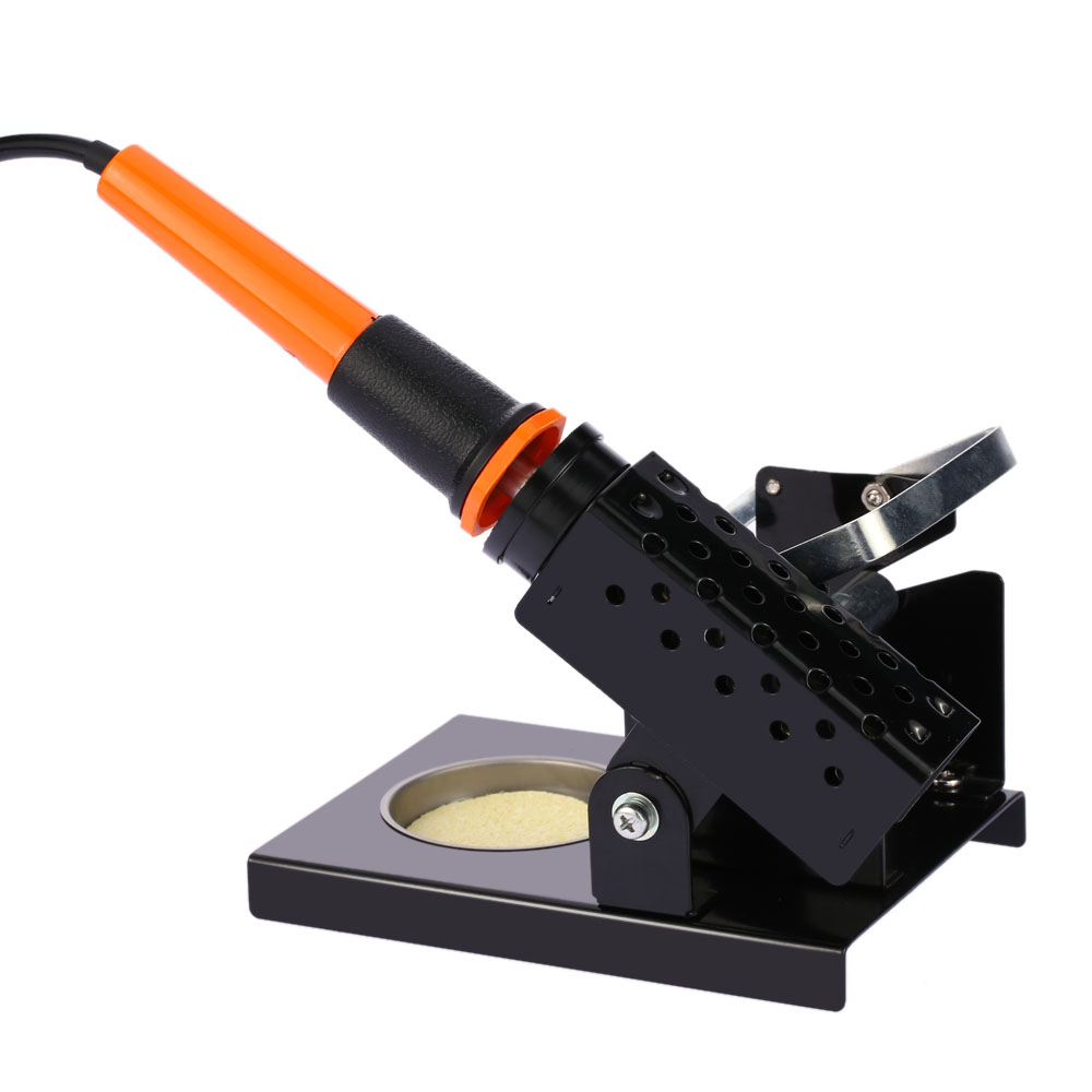 Fine Solder Station With Iron Stand Soldering Iron Stand Wire Holder Adjustable Elevation Angle Cleaning Sponge Welding Tool Kit